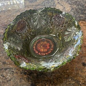 Vintage Goofus glass bowl
